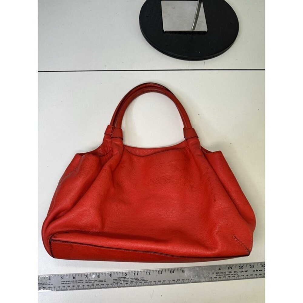 Kate Spade Satchel Double Handles Front Zip Beautiful Red - Damaged Interior - Picture 4 of 10